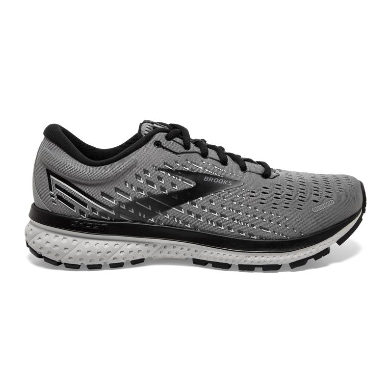 Brooks GHOST 13 Road Running Shoes Mens Canada - Primer Grey/Pearl/Black (FUH783251)